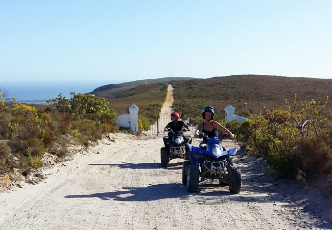 Quad biking with Voost