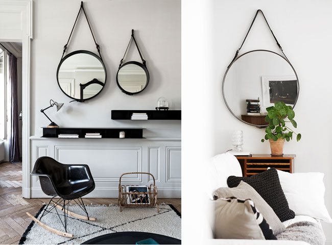 Adnet Circulaire mirrors