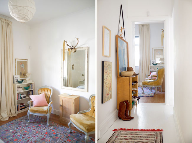 Eclectic colourful house tour