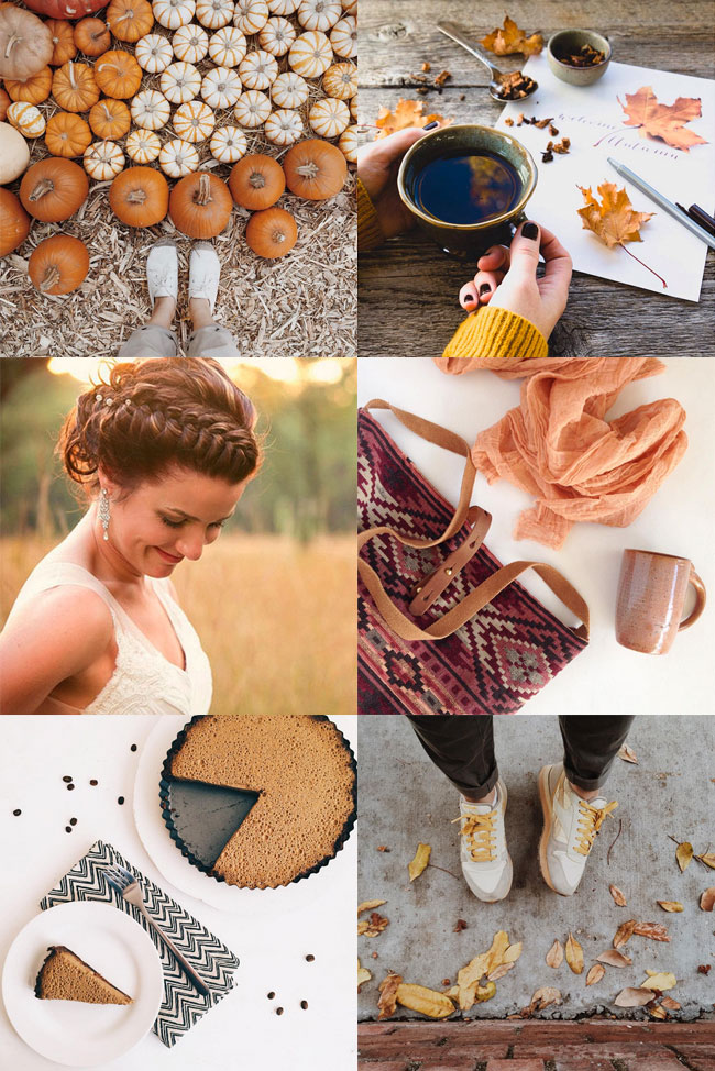 Pumpkin and mustard accents