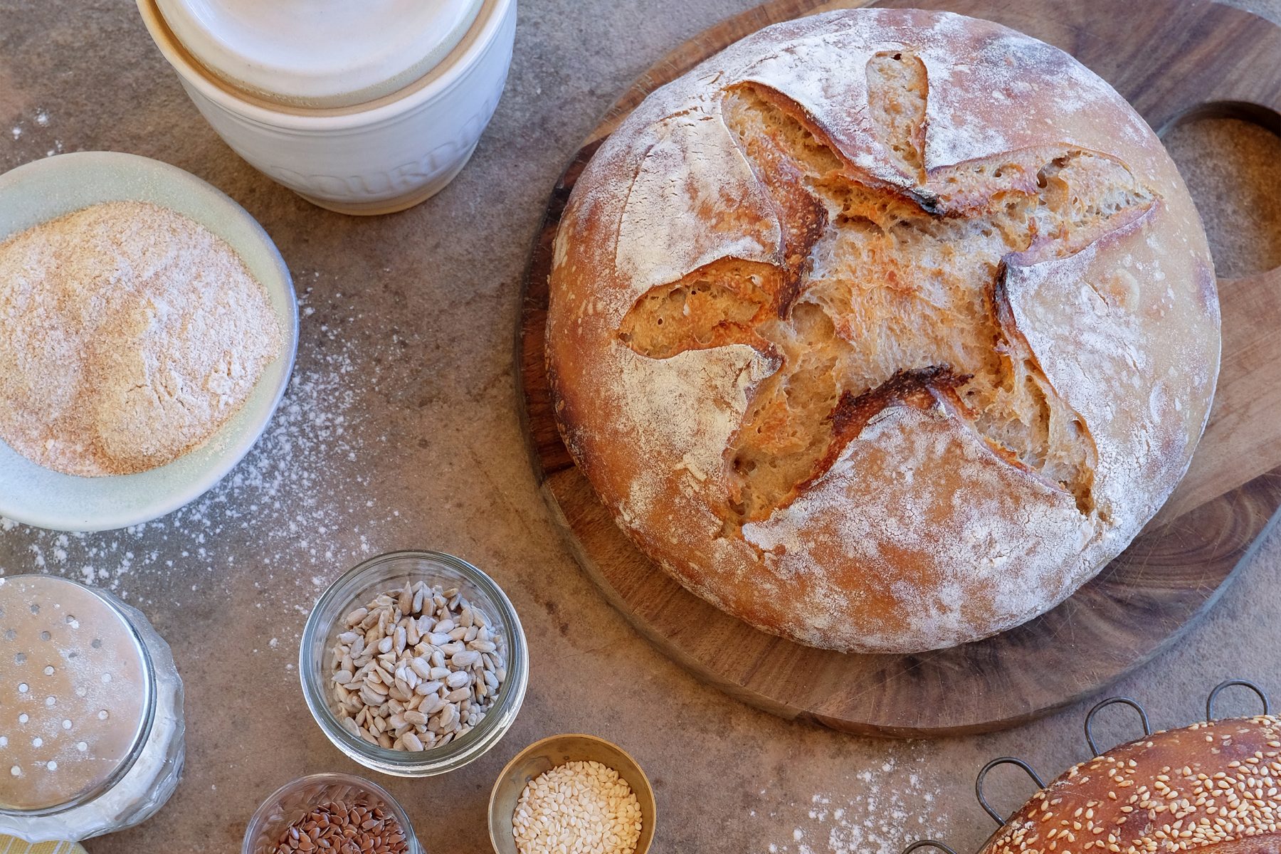 Rustic Sourdough bread recipe & giveaway - Lanalou Style